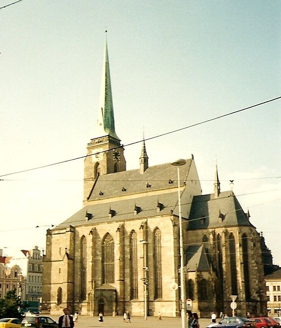 Plzeň kostel Svatého Bartoloměje