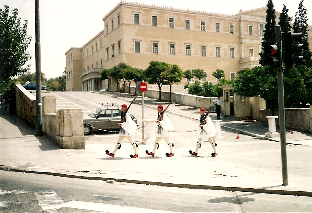 Atény parlament střídání stráží